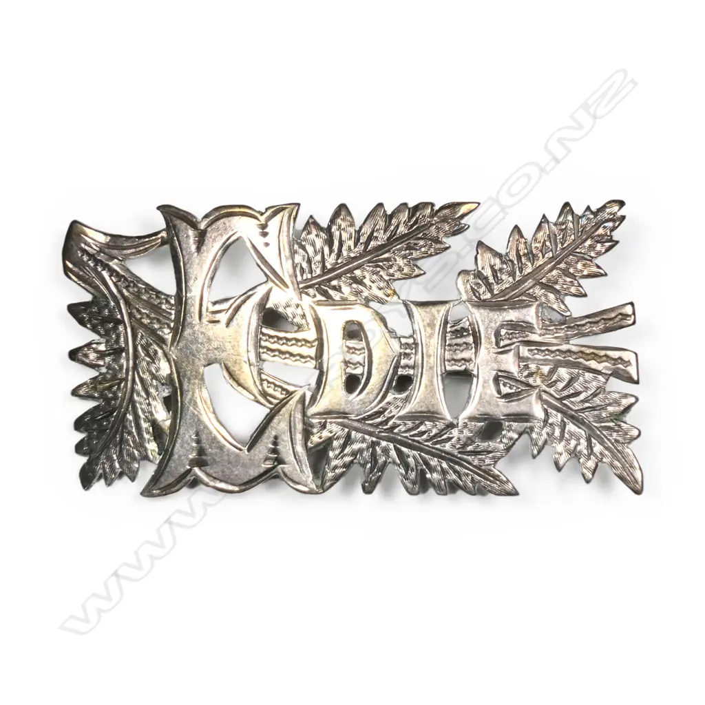 James King (Wellington) silver name brooch, Image 1++